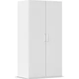 Rauch Drehtürenschrank EVELYN 101 x 197 x 60 cm Weiß