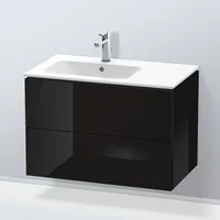 Duravit L-Cube Waschtischunterschrank, 2 Auszüge, LC629104040,
