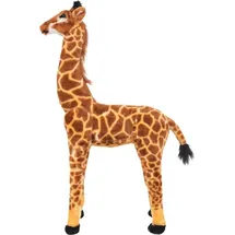 vidaXL Giraffe Plüschtier 85 cm Braun/Gelb