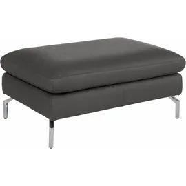 Calia Italia Hocker Dave mit edlem Metallfuß 95 x 42 x 68 cm Grau