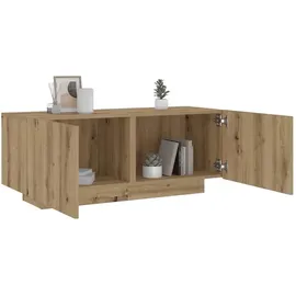 vidaXL Nachtschrank Artisan-Eiche 100 x 35 x 40 cm Braun