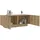 vidaXL Nachtschrank Artisan-Eiche 100 x 35 x 40 cm Braun
