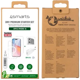 4smarts 3in1 Premium Starter Set für Apple iPhone 16