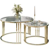 lookway Lori Glass Gold Glas 70 x 48 cm