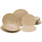 CreaTable CreaTable, Vesuvio Sand, 12-teiliges Geschirrset,