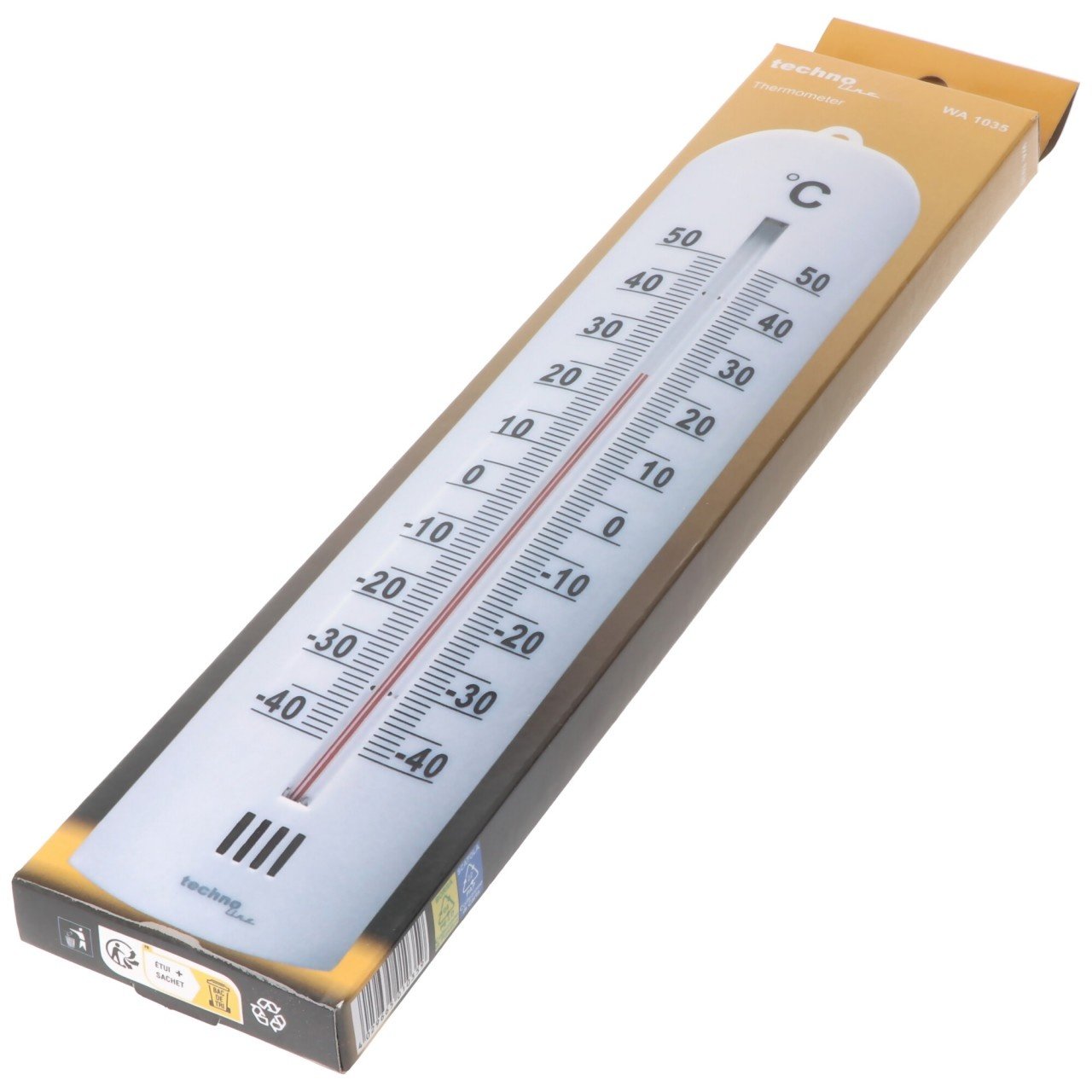 WA 1035 - Thermometer mit Temperaturanzeige, Innen- oder Außenthermometer