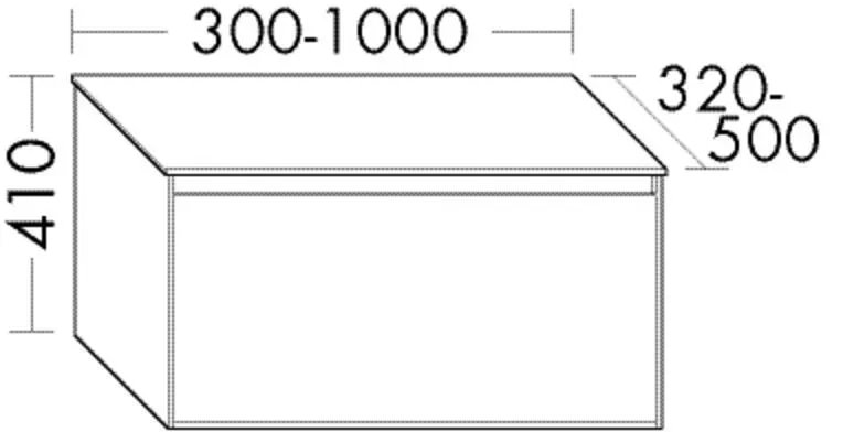 Burgbad Unterschrank rc40 Solitaire Matt Salbeigrau Matt/Grau Matt, USHM030F5963A0108 USHM030F5963A0108