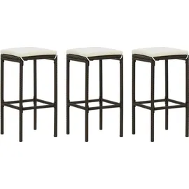 vidaXL Gartenbar Set 4-tlg. Braun