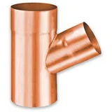 gromo Kupfer Rohrabzweig 72° Ø100/87