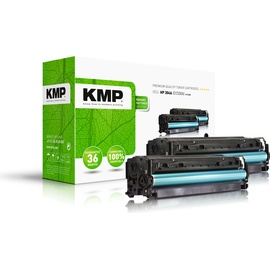 KMP H-T122D - 2er-Pack Schwarz 3500 Seiten Kompatibel Toner ersetzt HP 304A, CC530A Doublepack Tonerkartusche 2 Stück(e)