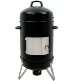 BBQ-Toro Räuchertonne Hickory Ø 46 cm | Grilltonne, Räucherofen Holz, Smokertonne, 4in1 Grillfass, Räuchergrill, Watersmoker | Smoker Grill, Holzkohlegrill mit Deckel, Kohlegrill