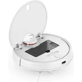 Xiaomi S12 Saugroboter mit Wischfunktion 2 in 1, 4000 Pa Saugkraft, LiDAR Navigation Hinderniserkennung, Smart Staubsauger Roboter, Teppich Tierhaare Hartböden, APP Fernbedienung, Google& Alexa