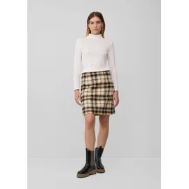 s.Oliver Miniröck mit Karo-Muster Beige/Mehrfarbig 32