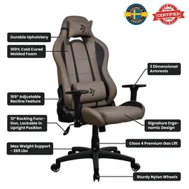Arozzi Torretta Gaming-Stuhl Braun