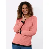 Witt T-Shirt Jacquard-Shirt Langarm rot 54