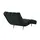 Switch Relaxliege Delphi Velours 80 x 91 x 166 cm Schwarz