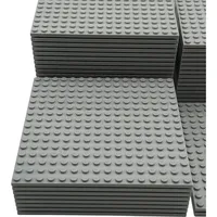 LEGO LEGO® 16x16 Bauplatten Hellgrau - 10 Stück -
