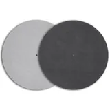 Pro-Ject Leather it, Plattentellerauflage aus Leder (Grau)