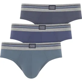 jockey® Slip, 3er-Pack, Materialmix, für Herren, 44M BLUE MIX, S