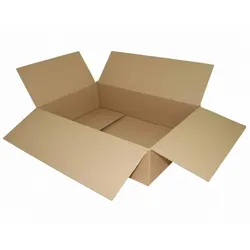VEPATIM Faltkarton  600x400x160mm (Außenmaß) 1-wellig Dickwelle braun