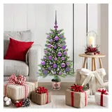 vidaXL Weihnachtsbaum mit Beleuchtung Grün 90 cm