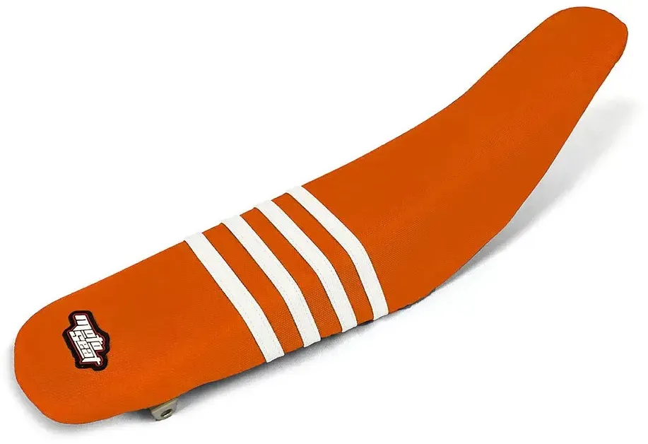 Motoseat Stripes Ktm 85sx 2013-2017 Sitzbezug - White / Orange - One Size