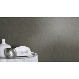 Rasch Textil Rasch Vliestapete 537741 Schwarz-Anthrazit Uni 10,05 m x 0,53 m