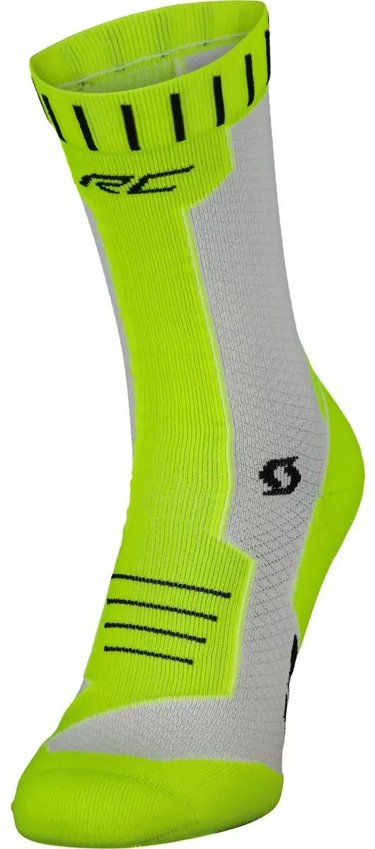 Scott Sock RC Running Crew safety yellow/white (7355) S