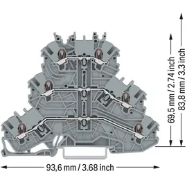 WAGO GmbH &amp; Co. KG Dreistockklemme 2000-3201