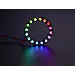 Adafruit NeoPixel Ring - 16 x 5050 RGBW LEDs mit integrierten Treibern, Kaltweiß