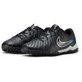 Nike Tiempo Legend 10 Academy TF Fußballschuhe Kinder Fussball-Hartplatzschuhe JR BLACK/CHROME-HYPER ROYAL, 35