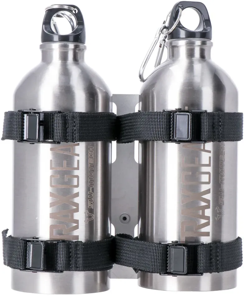 SW-Motech TRAX Flaschen-Kit 2 - Für TRAX Zubehör-Aufnahme. Inkl. 2x 0,6 l Flasche.