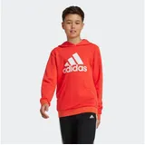 Adidas Kinder Kapuzenpullover Big Logo Essentials Cotton Hoodie IX9531 164 - Bright Red/White