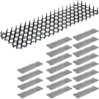 Relaxdays Dornengitter, 20er Set, schwarz