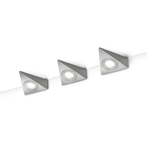 Trio LED-Unterbauleuchten 3er-Set Nickel matt