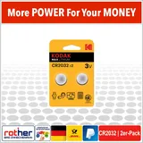 Kodak Lithium CR2032 2 Stück