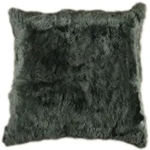 kuhfelle online & nomad Kissenbezug Kaschmir Ziegenfell 30 x 50 cm Grün