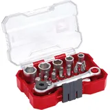 Einhell Steckschlüssel-Bit-Einsatz-Set 1/4 (6,3 mm) 21-tlg.