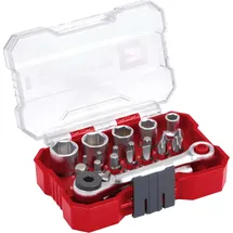 Einhell Steckschlüssel-Bit-Einsatz-Set 1/4 (6,3 mm) 21-tlg.