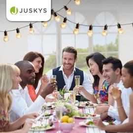 Juskys Partyzelt 3 x 6 m Weiß