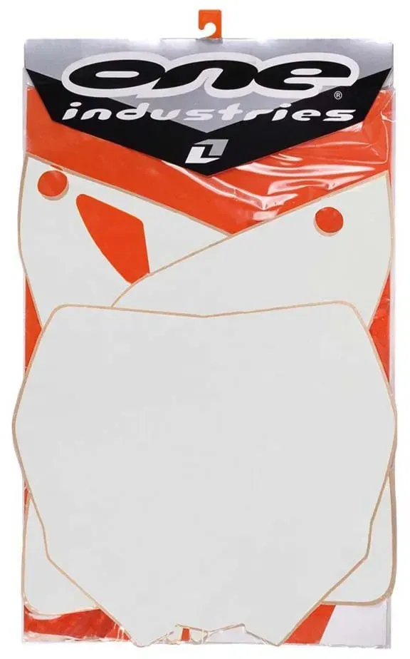 One Industries Kawasaki Kx 450 F 06-08 Panel Number Holder Grafik-kit - White - One Size