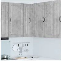 vidaXL Eckschrank Beton Grau 57 x 57 x 100 cm Grau