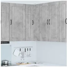 vidaXL Eckschrank Beton Grau 57 x 57 x 100 cm Grau