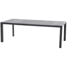 Siena Garden Gartentisch 220 x 100 x 74 cm Anthrazit/Wood Grey