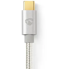 Nedis USB-C 1,0 m Gold/Grau/Silber