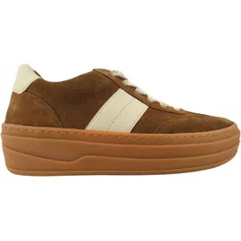 Gabor Damen Plateau-Sneaker Braun 38
