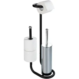 Wenko WC-Garnitur Universalo Schwarz