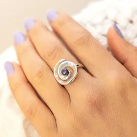 ZEEme Ring weiß 58