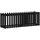 vidaXL Hochbeet Latten-Design 200 x 50 x 70 cm Schwarz