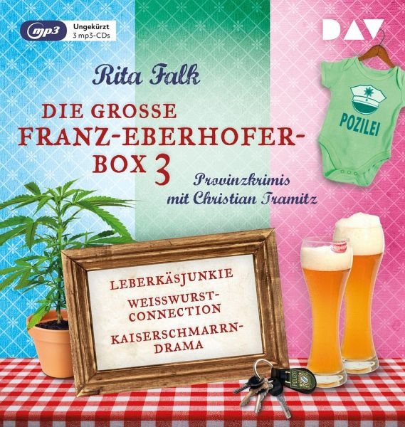 Die große Franz-Eberhofer-Box 3, 3 mp3-CDs